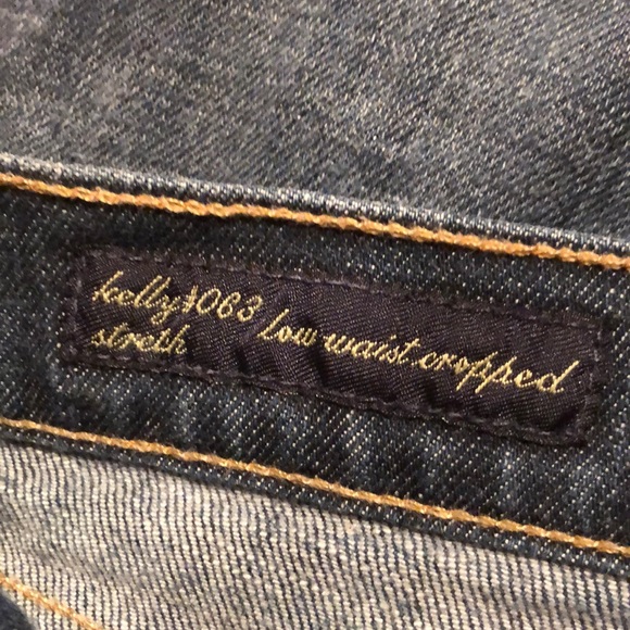 CITIZENS OF HUMANITY Size 29 Kelly #063 Low Waist Crop Stretch Jeans  $79 NEW - Picture 8 of 16